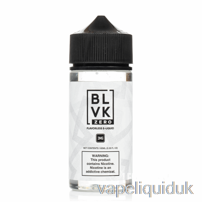 Flavorless - BLVK - 100mL 0mg Vape Liquid